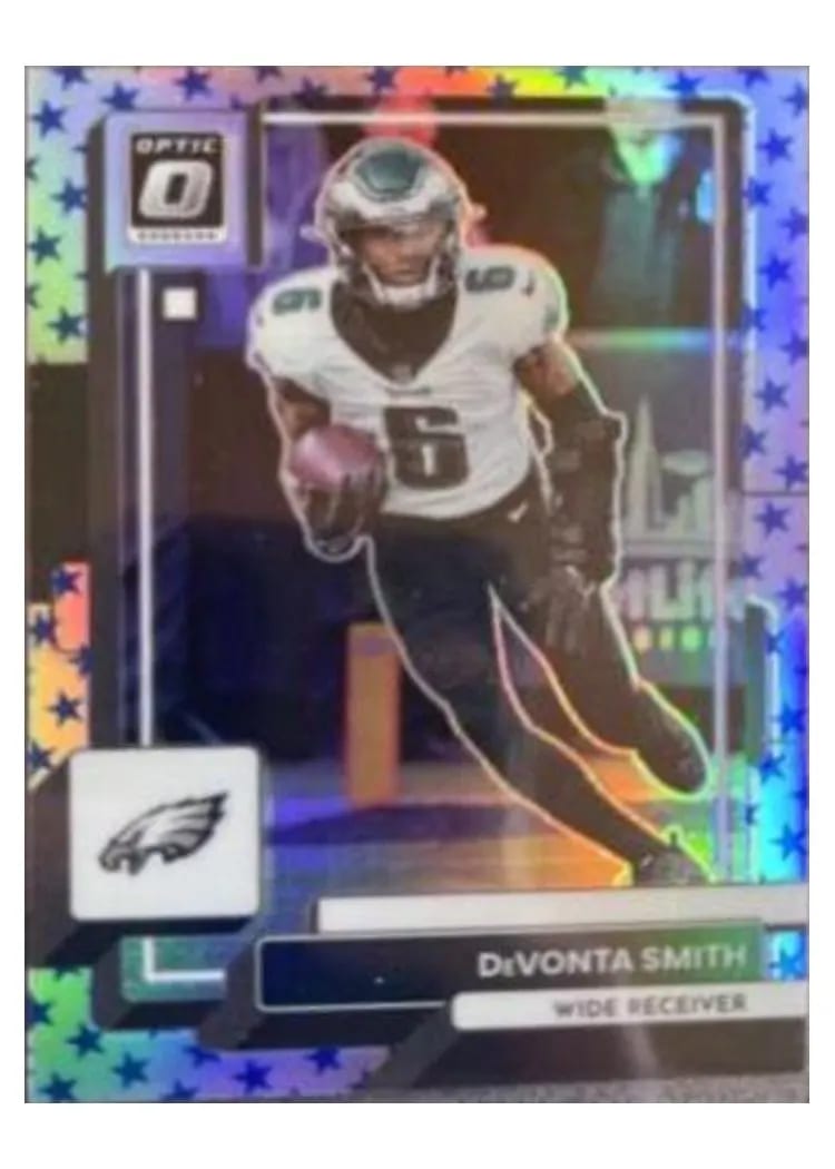 2022 Donruss Optic Base Set DeVonta Smith Stars #160 card