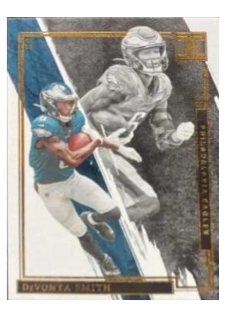 2022 Panini Impeccable DeVonta Smith #79 card