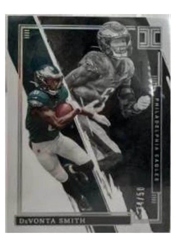 2022 Panini Impeccable DeVonta Smith Silver #79 card