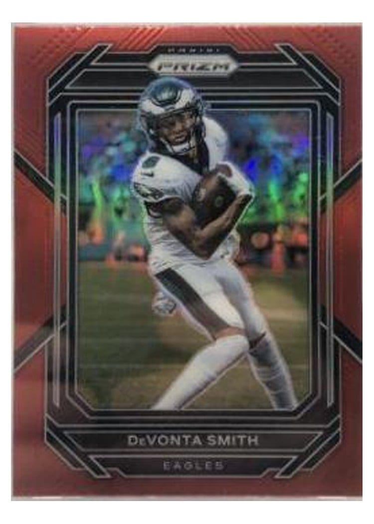 2022 Panini Prizm Base Set DeVonta Smith Red #237 card