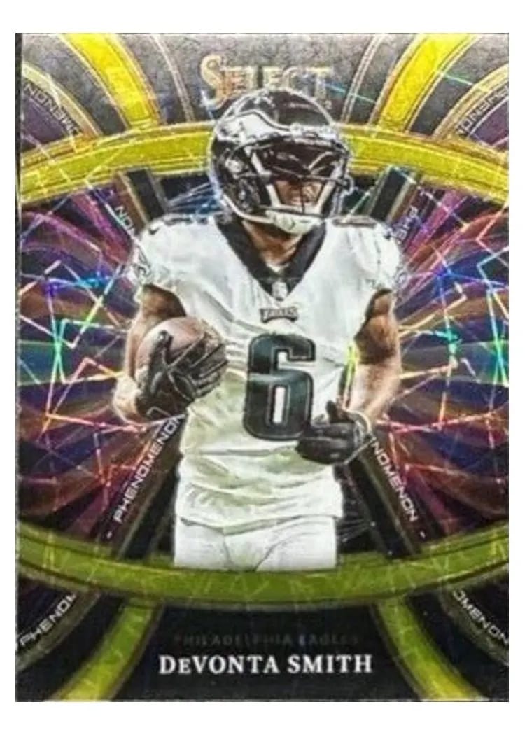 2022 Panini Select Phenomenon DeVonta Smith #PHE-15 card
