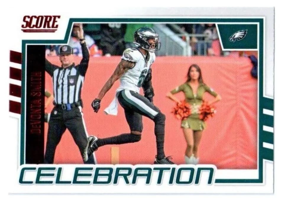 2022 Score Celebration DeVonta Smith #C-DS card