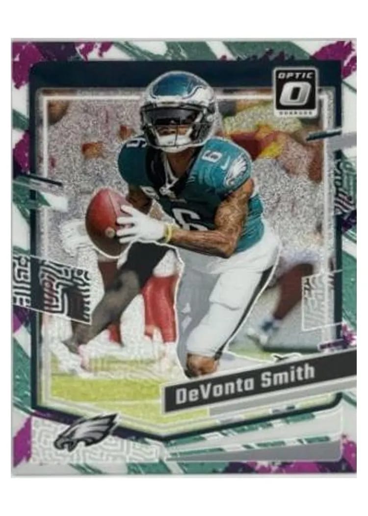 2023 Panini Donruss Optic DeVonta Smith #156 card