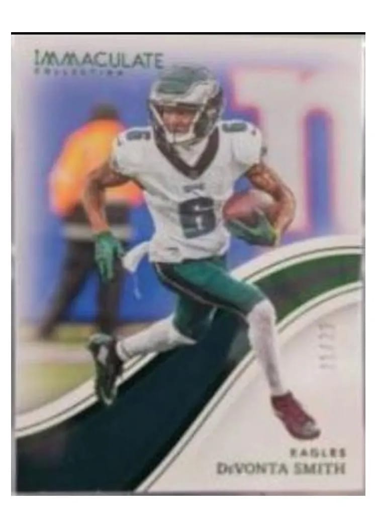 2023 Panini Immaculate DeVonta Smith Emerald #50 card