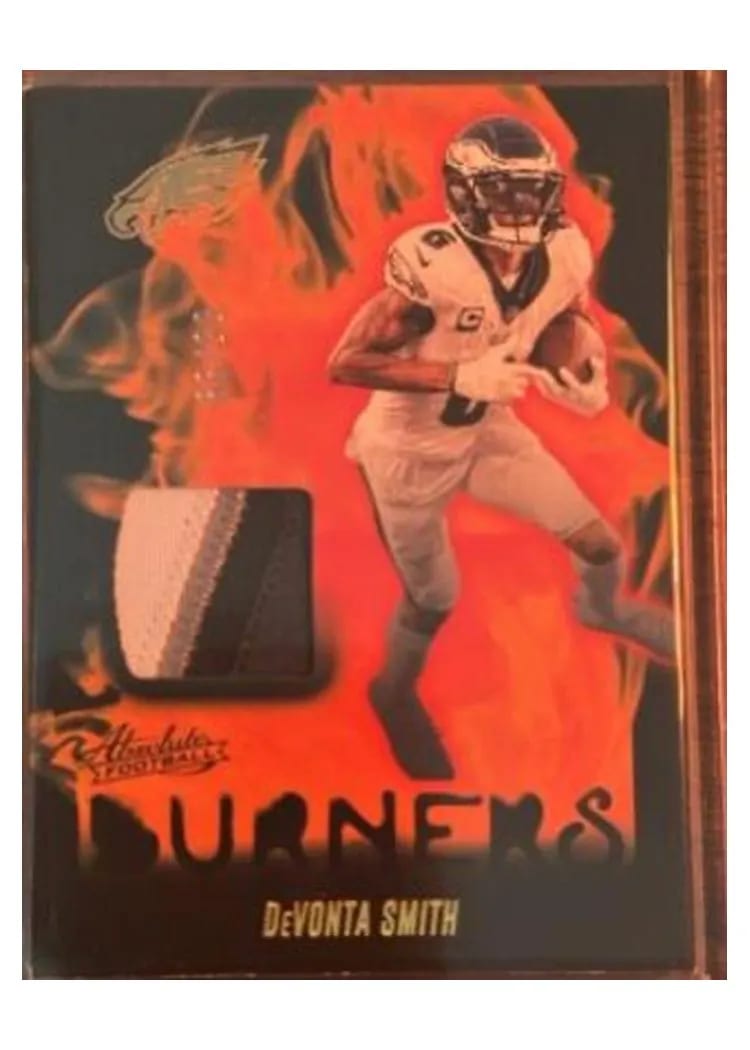 2024 Panini Absolute Absolute Burners DeVonta Smith #AB-DSH card
