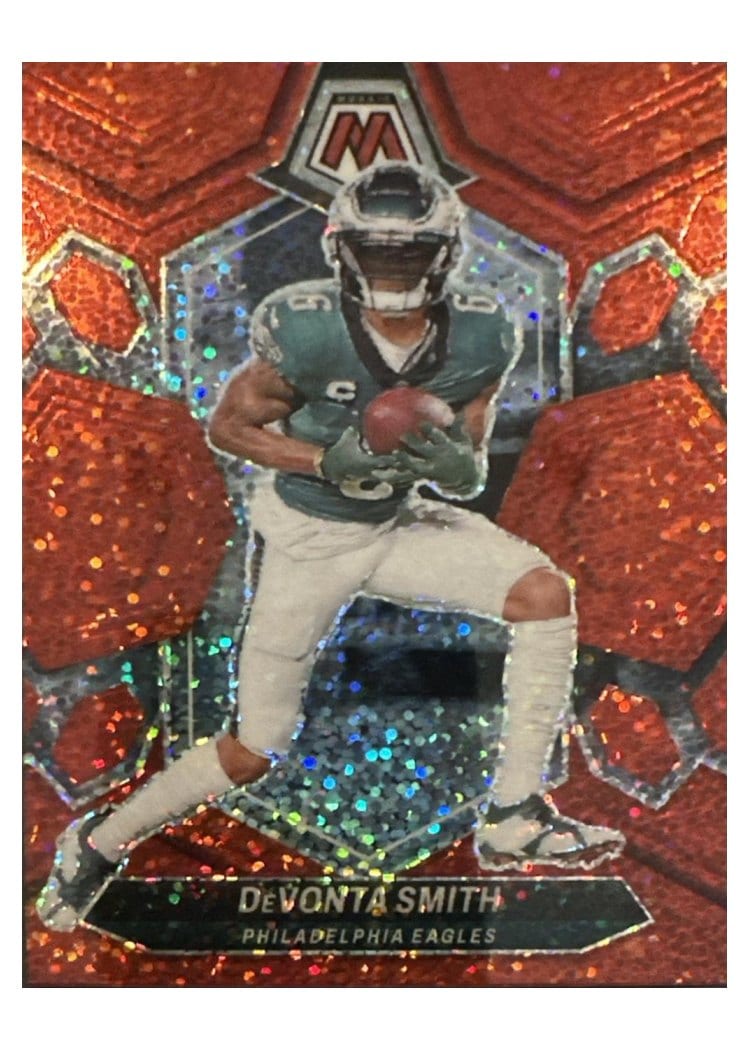 2024 Panini Mosaic Base Set DeVonta Smith Red Sparkle #179 card