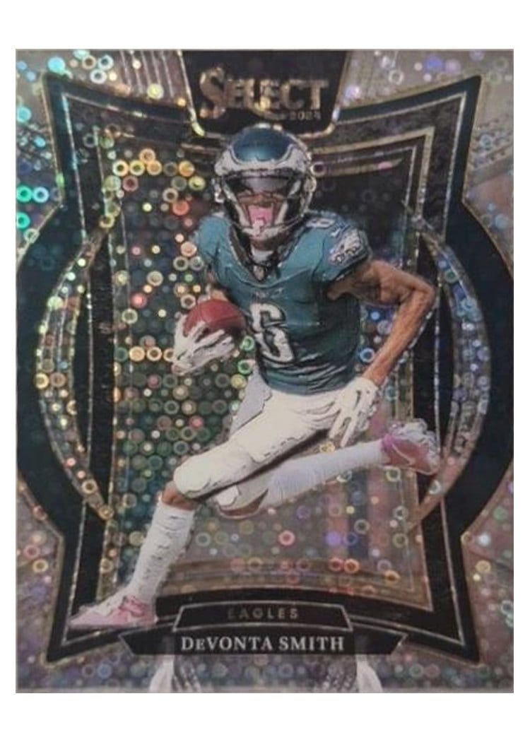2024 Panini Select Base Set DeVonta Smith Disco Prizm #51 card