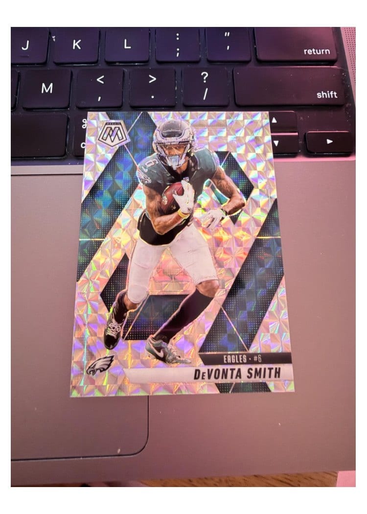 2025 Panini Mosaic Base Set DeVonta Smith #119 card