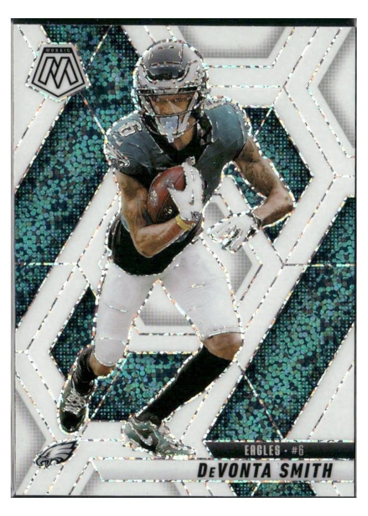 2025 Panini Mosaic Base Set DeVonta Smith White Sparkle #119 card