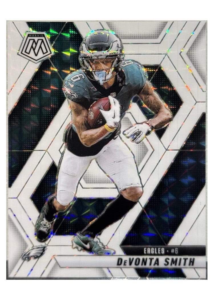2025 Panini Mosaic Base Set DeVonta Smith White #119 card