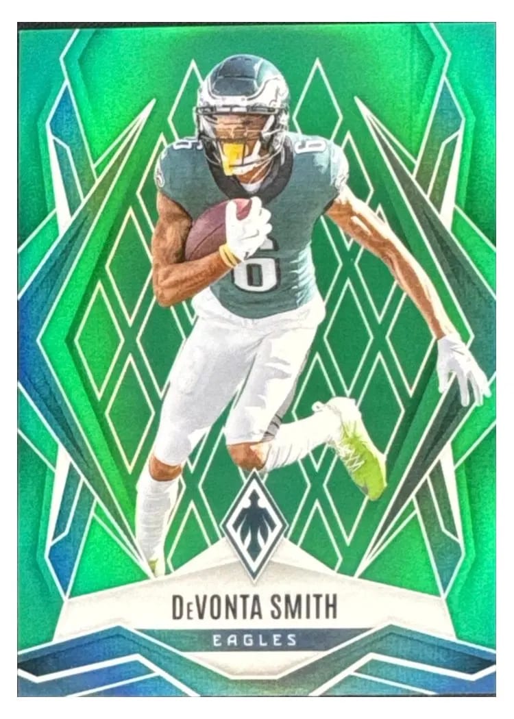 2025 Panini Phoenix Base Set DeVonta Smith Color Burst #12 card