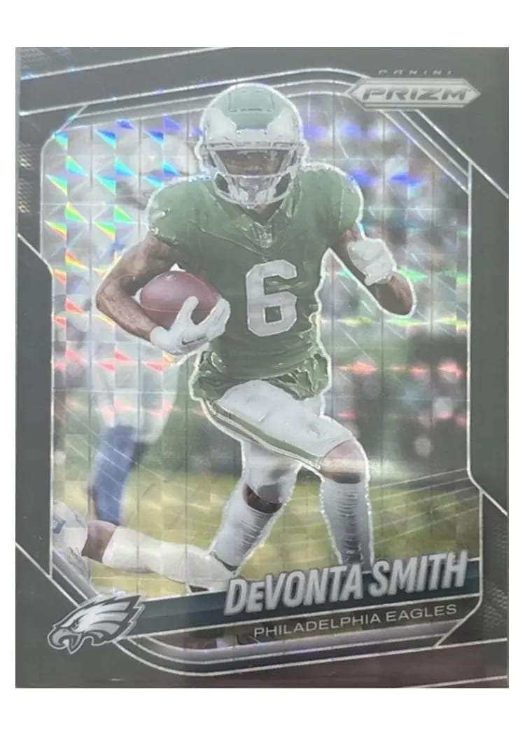 2025 Panini Prizm Base Set DeVonta Smith #70 card