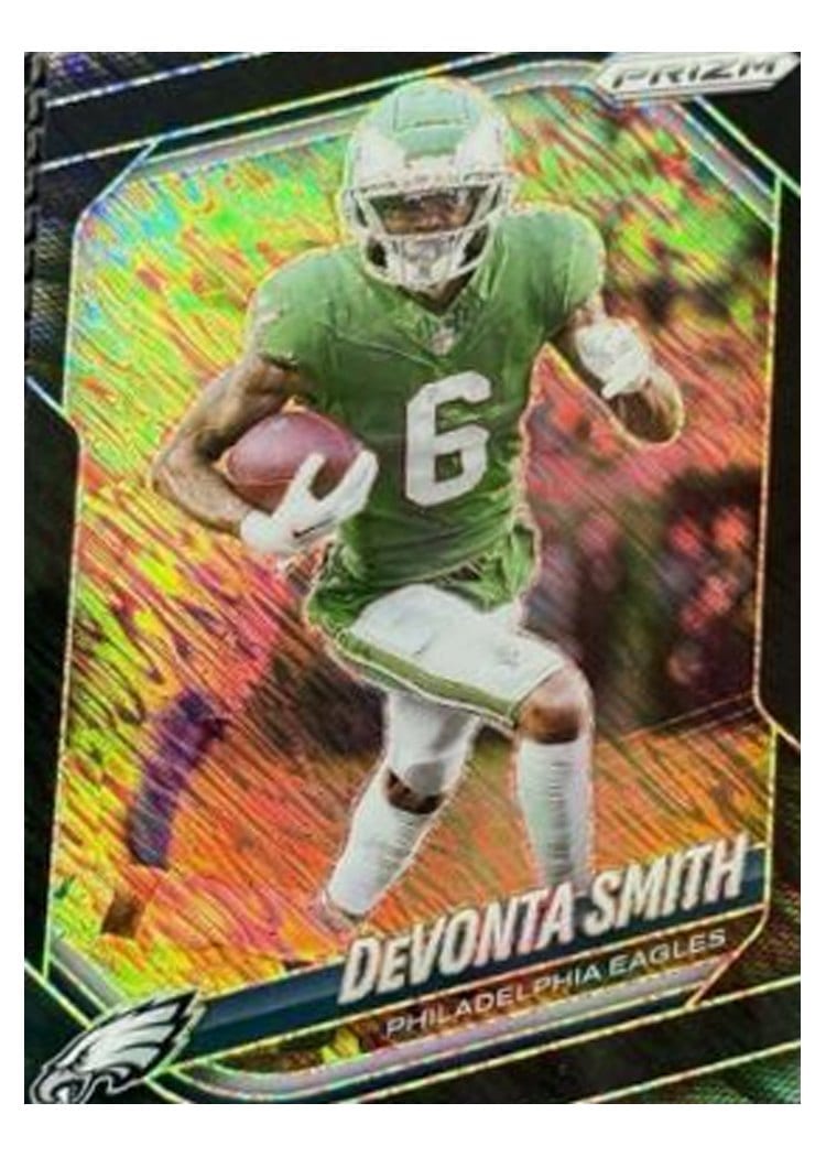 2025 Panini Prizm Base Set DeVonta Smith #70 card