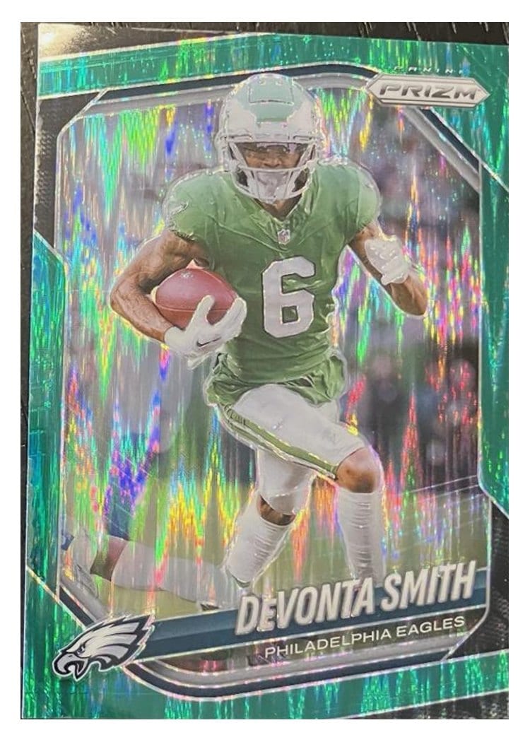 2025 Panini Prizm Base Set DeVonta Smith #70 card