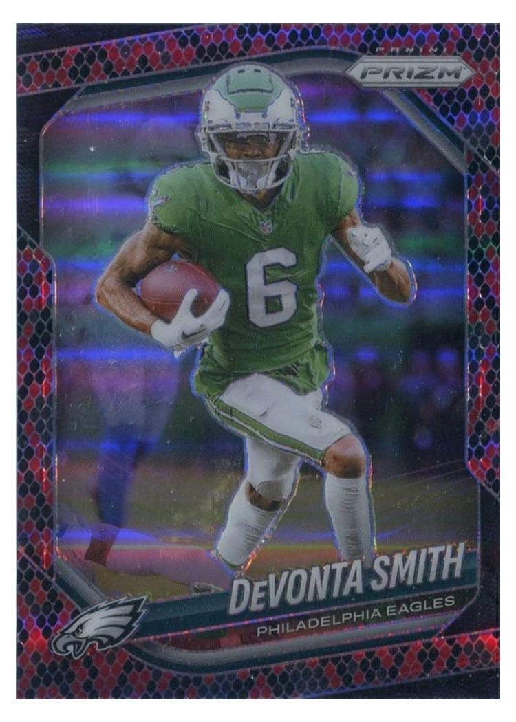2025 Panini Prizm Base Set DeVonta Smith #70 card
