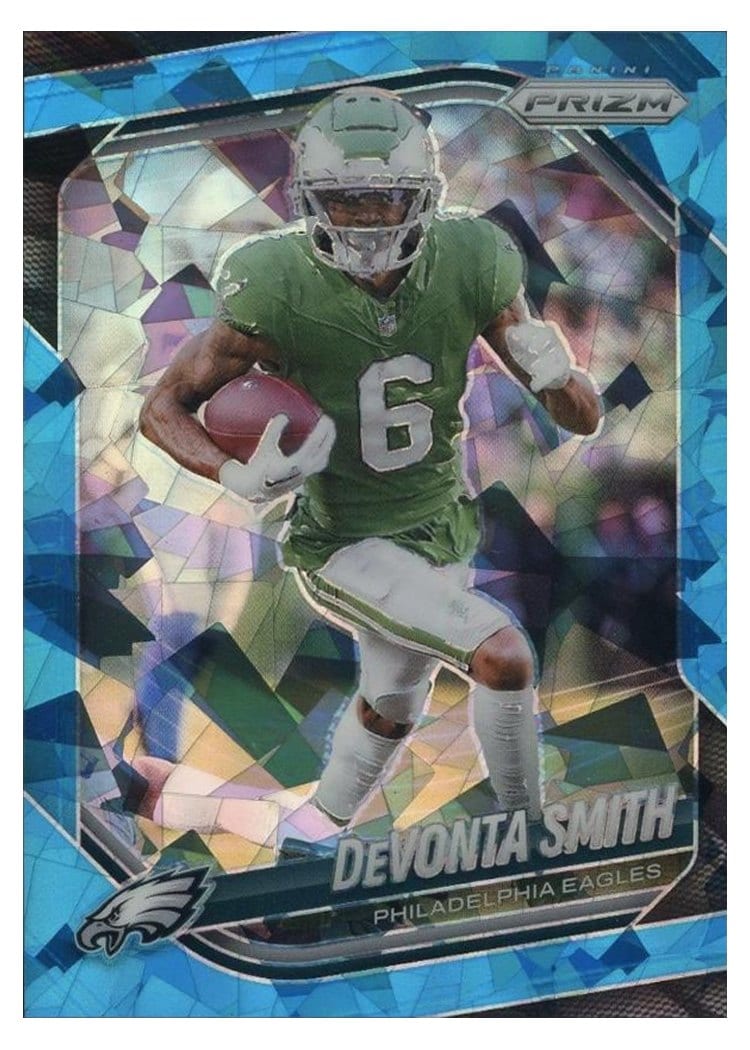2025 Panini Prizm Base Set DeVonta Smith #70 card