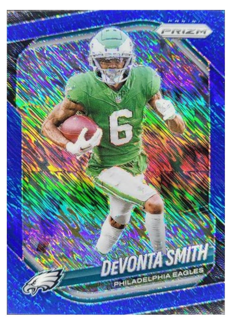 2025 Panini Prizm Base Set DeVonta Smith #70 card