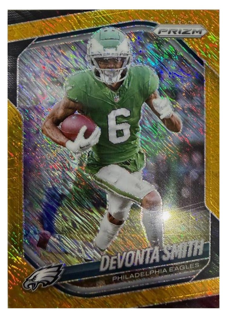 2025 Panini Prizm Base Set DeVonta Smith #70 card