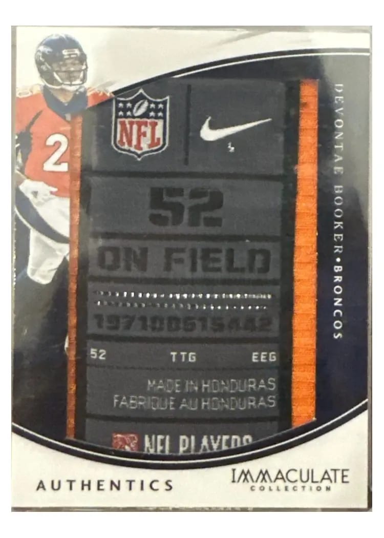 2016 Panini Immaculate Authentics Devontae Booker #DB card