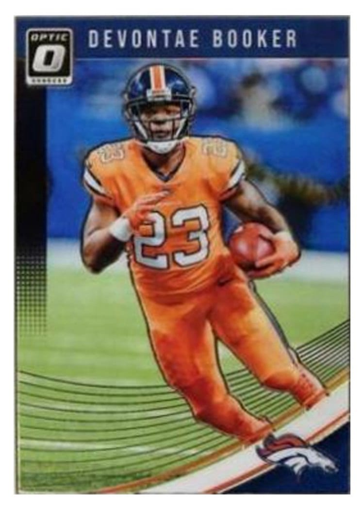 2018 Donruss Optic Base Set Devontae Booker #33 card