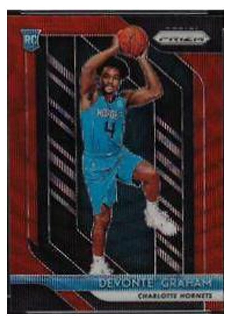 2018 Panini Prizm Devonte' Graham #288 card