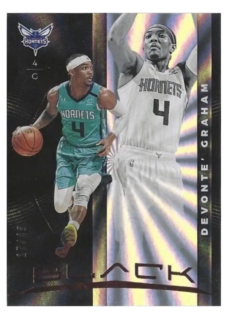 2019 Panini Black Devonte' Graham #7 card