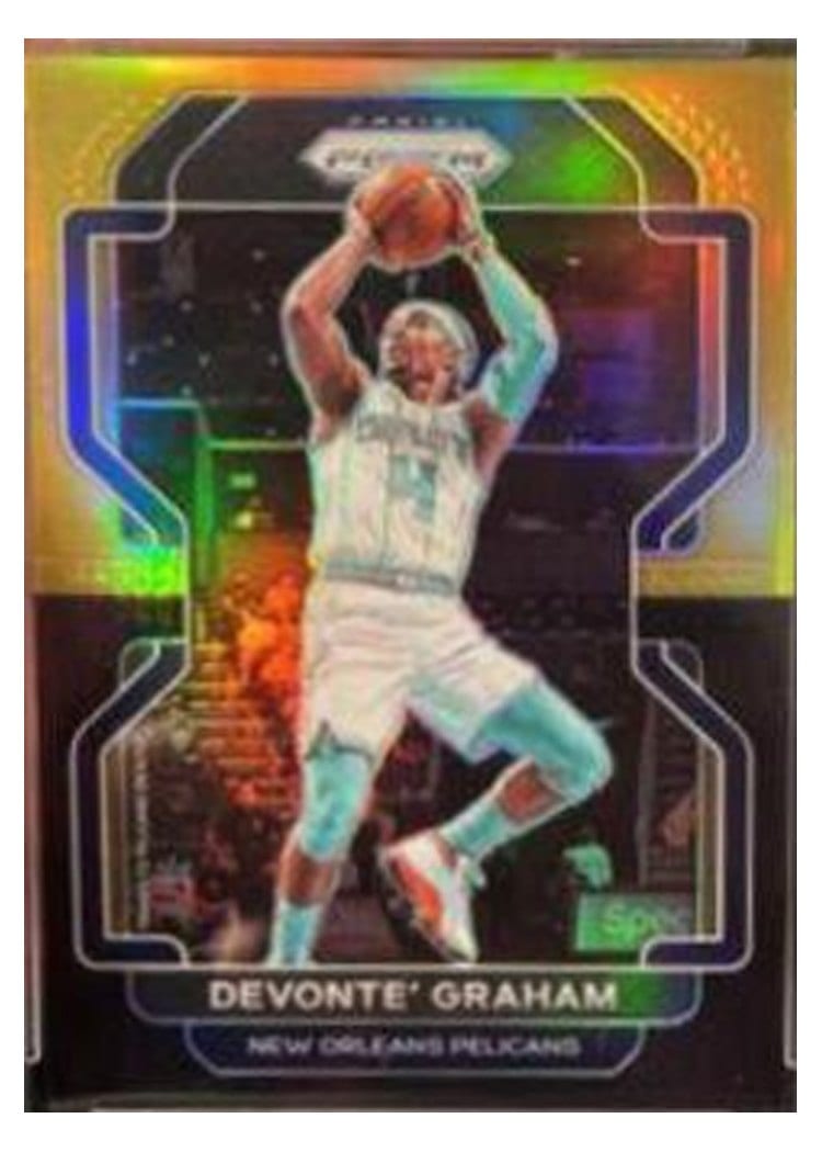 2021-22 Panini Prizm Base Set Devonte' Graham #184 card