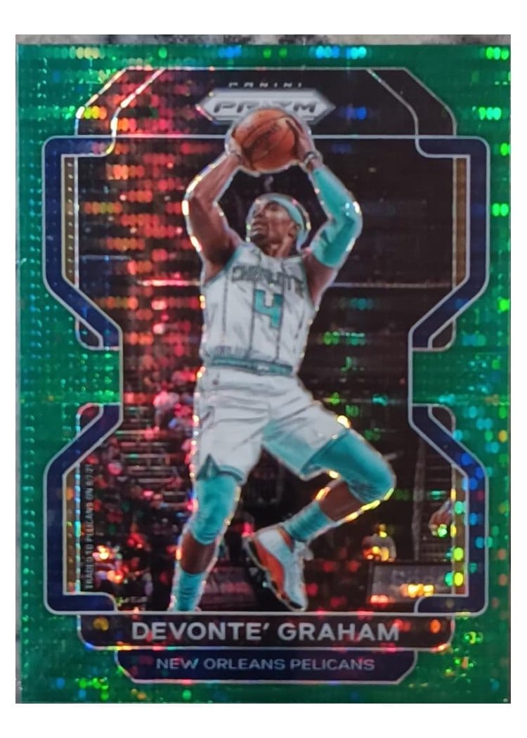 2021-22 Panini Prizm Base Set Devonte' Graham #184 card