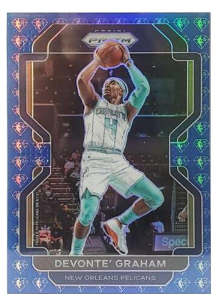 2021-22 Panini Prizm Base Set Devonte' Graham #184 card