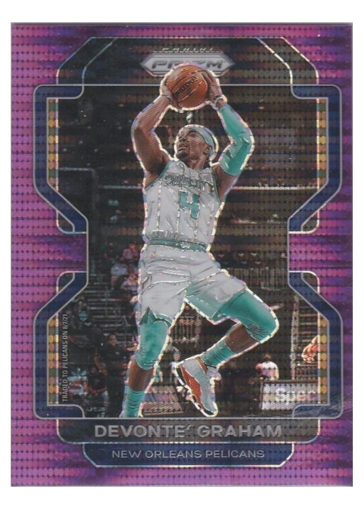 2021-22 Panini Prizm Base Set Devonte' Graham #184 card
