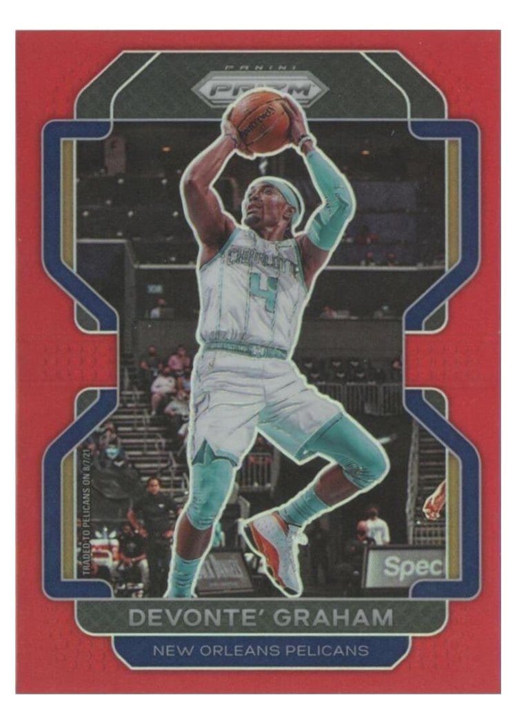 2021-22 Panini Prizm Base Set Devonte' Graham #184 card