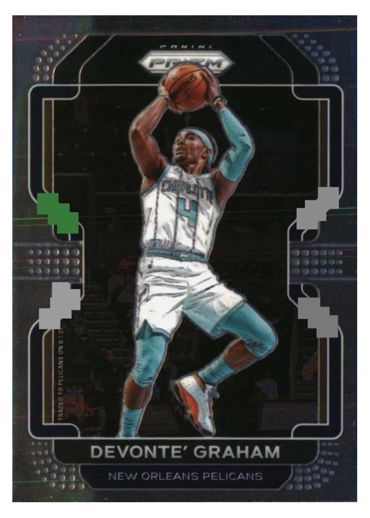 2021-22 Panini Prizm Base Set Devonte' Graham #184 card