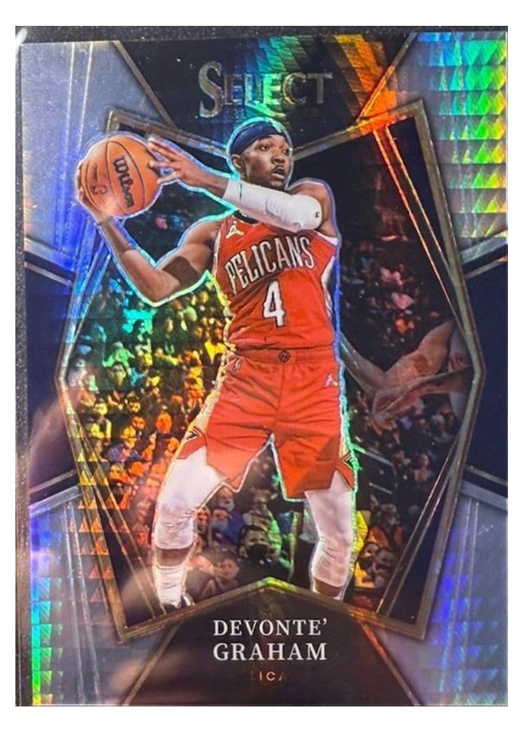 2021-22 Panini Select Base Set Devonte' Graham #168 card