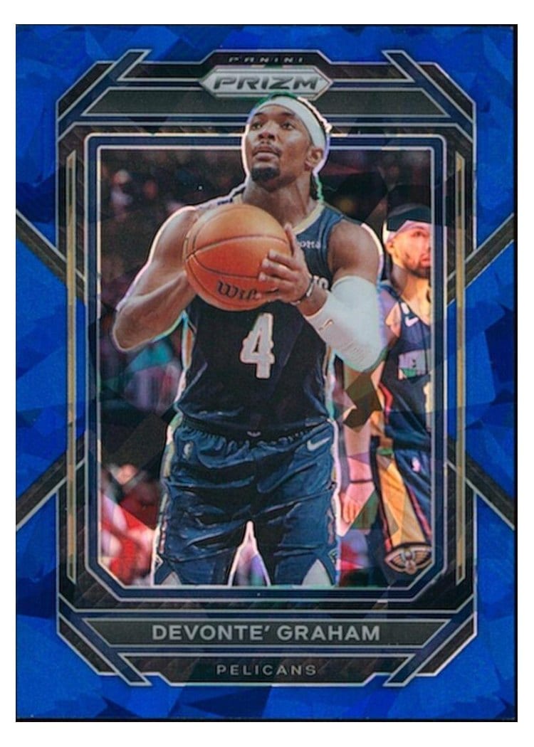 2022-23 Panini Prizm Base Set Devonte' Graham #218 card