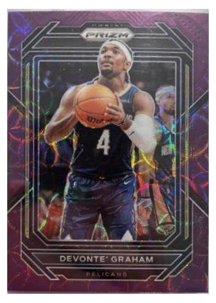 2022-23 Panini Prizm Base Set Devonte' Graham #218 card