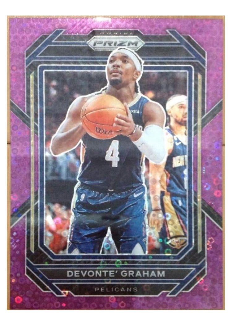 2022-23 Panini Prizm Base Set Devonte' Graham #218 card