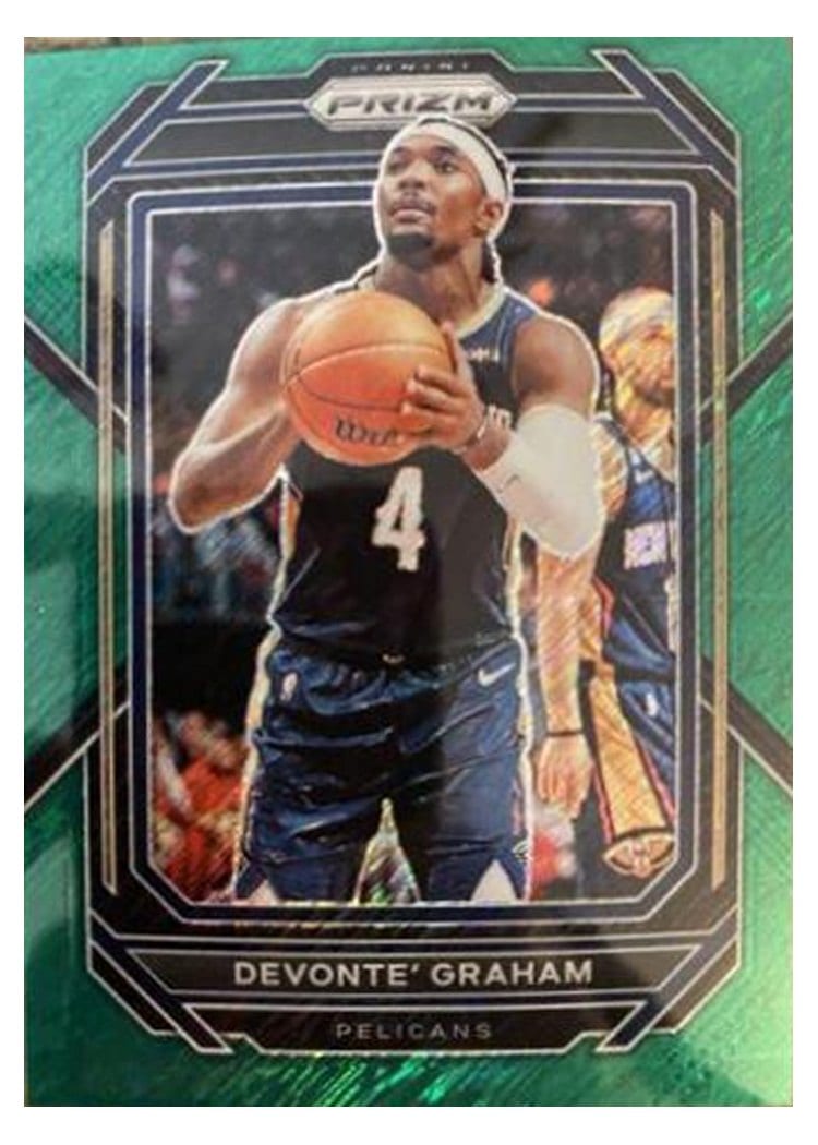 2022-23 Panini Prizm Base Set Devonte' Graham #218 card