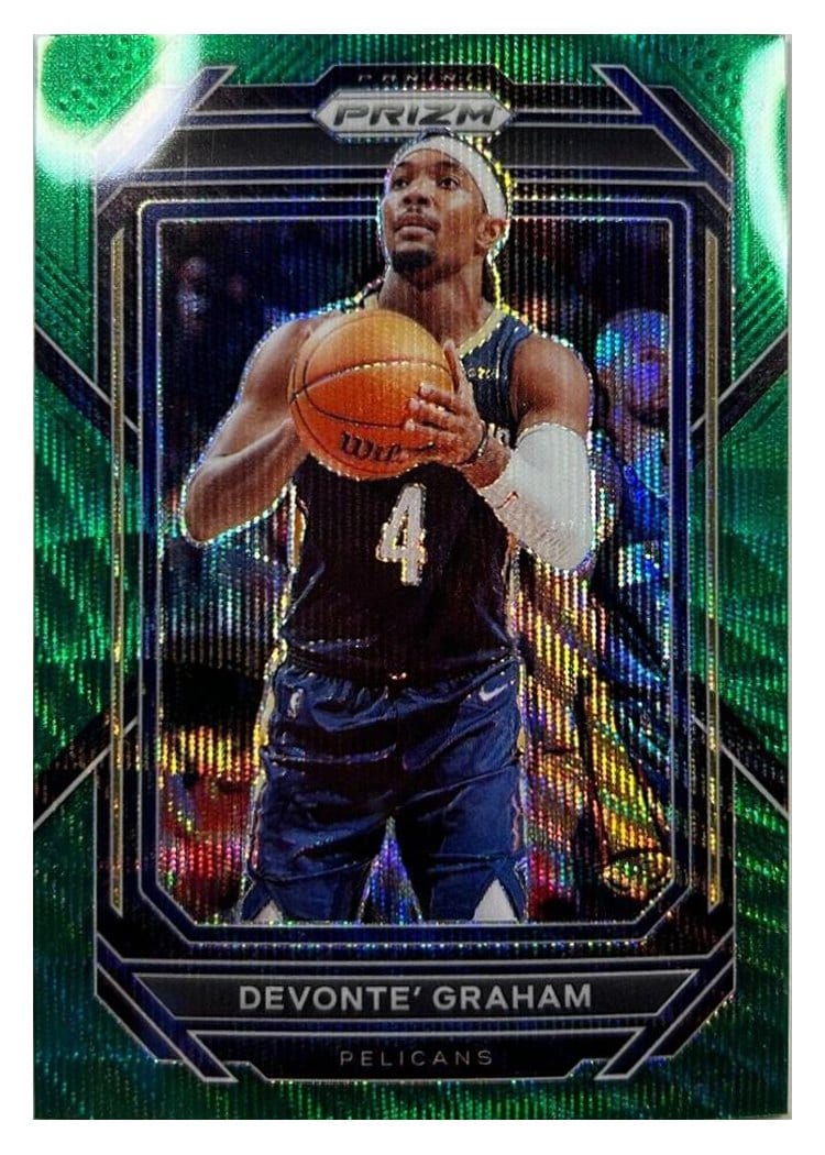 2022-23 Panini Prizm Base Set Devonte' Graham #218 card