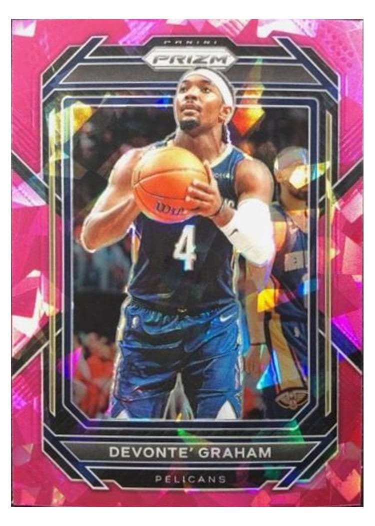 2022-23 Panini Prizm Base Set Devonte' Graham #218 card