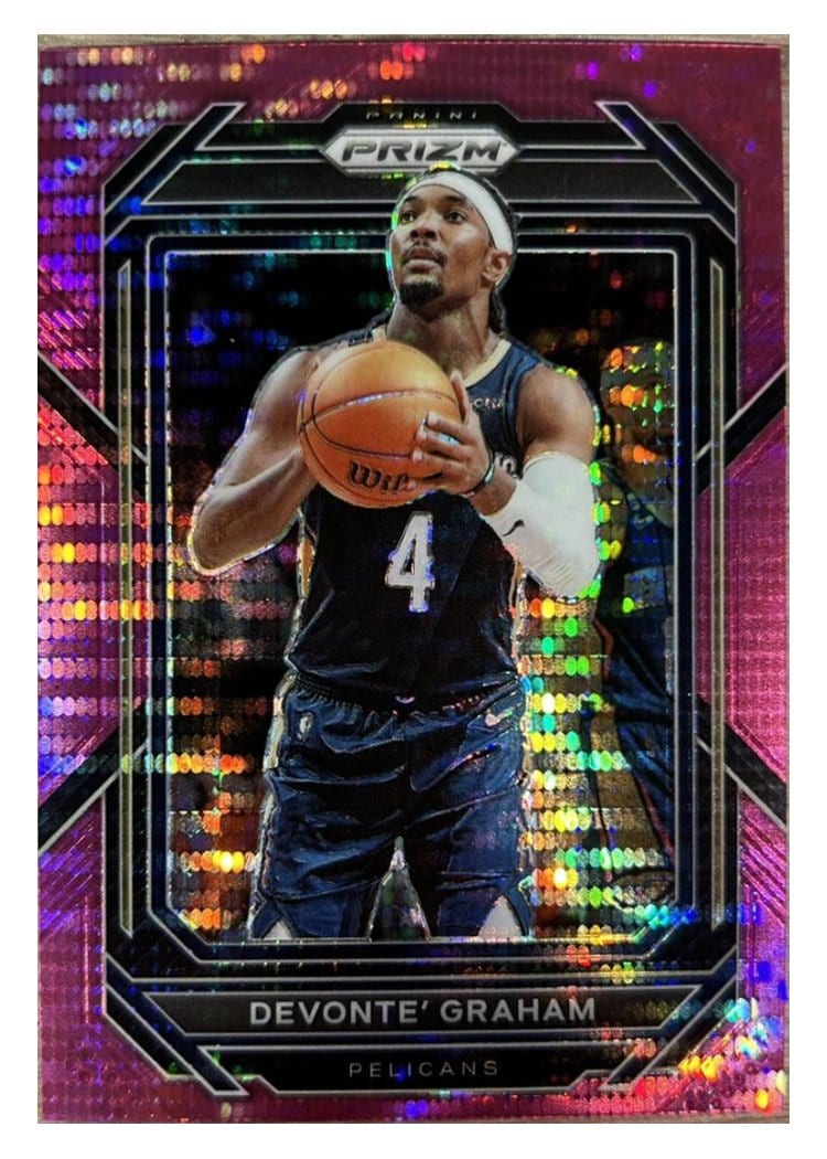 2022-23 Panini Prizm Base Set Devonte' Graham #218 card