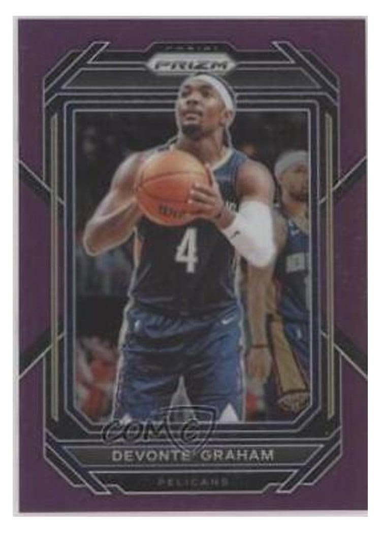 2022-23 Panini Prizm Base Set Devonte' Graham #218 card