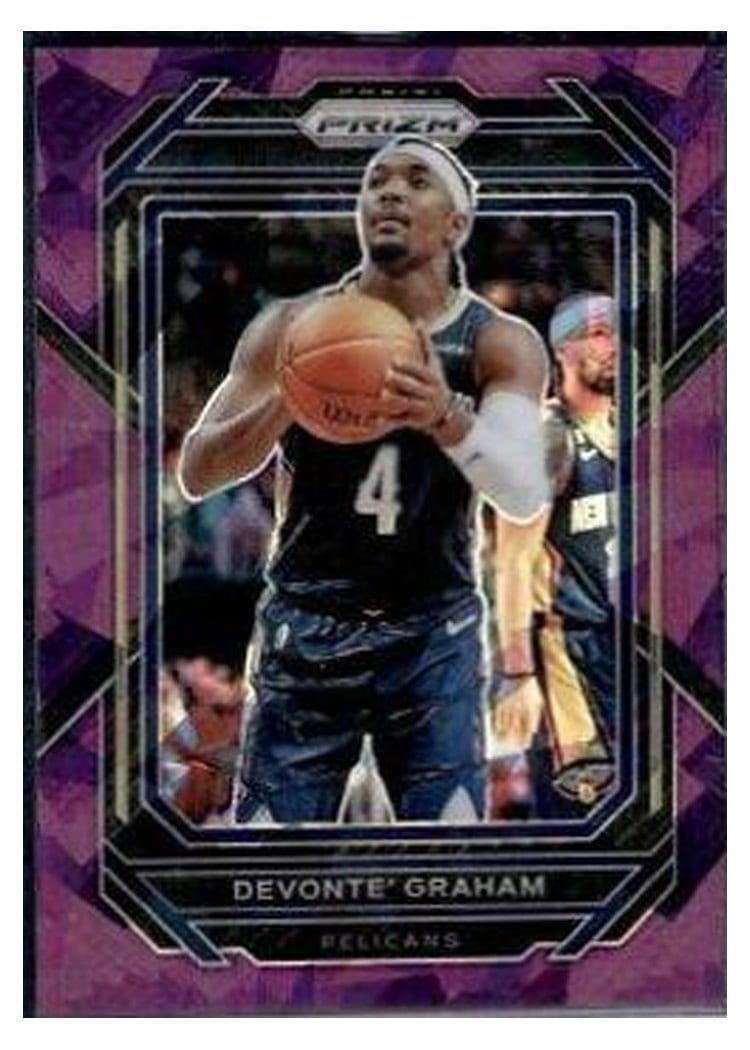 2022-23 Panini Prizm Base Set Devonte' Graham #218 card