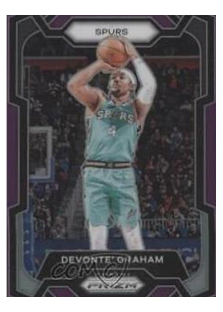 2023-24 Panini Prizm Base Set Devonte' Graham #233 card