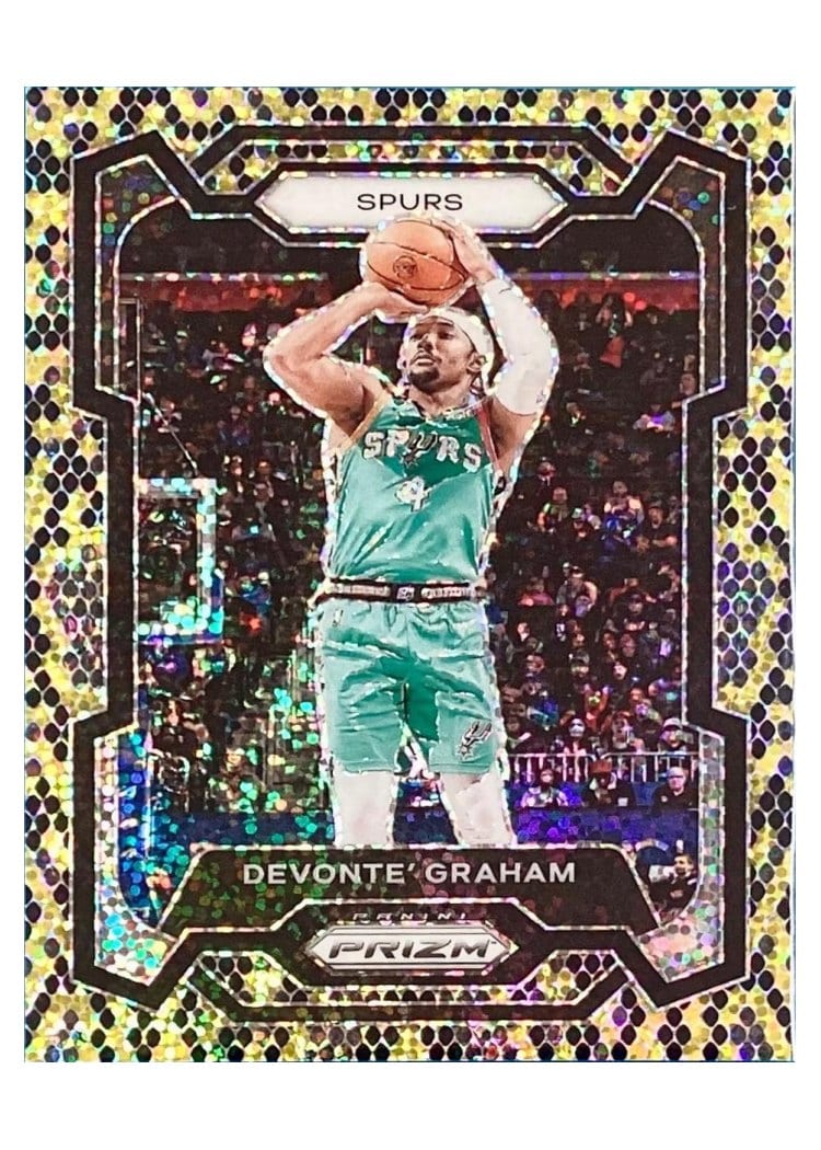 2023-24 Panini Prizm Base Set Devonte' Graham #233 card