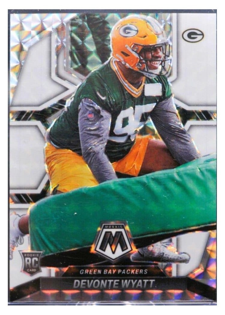 2022 Panini Mosaic Base Set Devonte Wyatt White #376 card