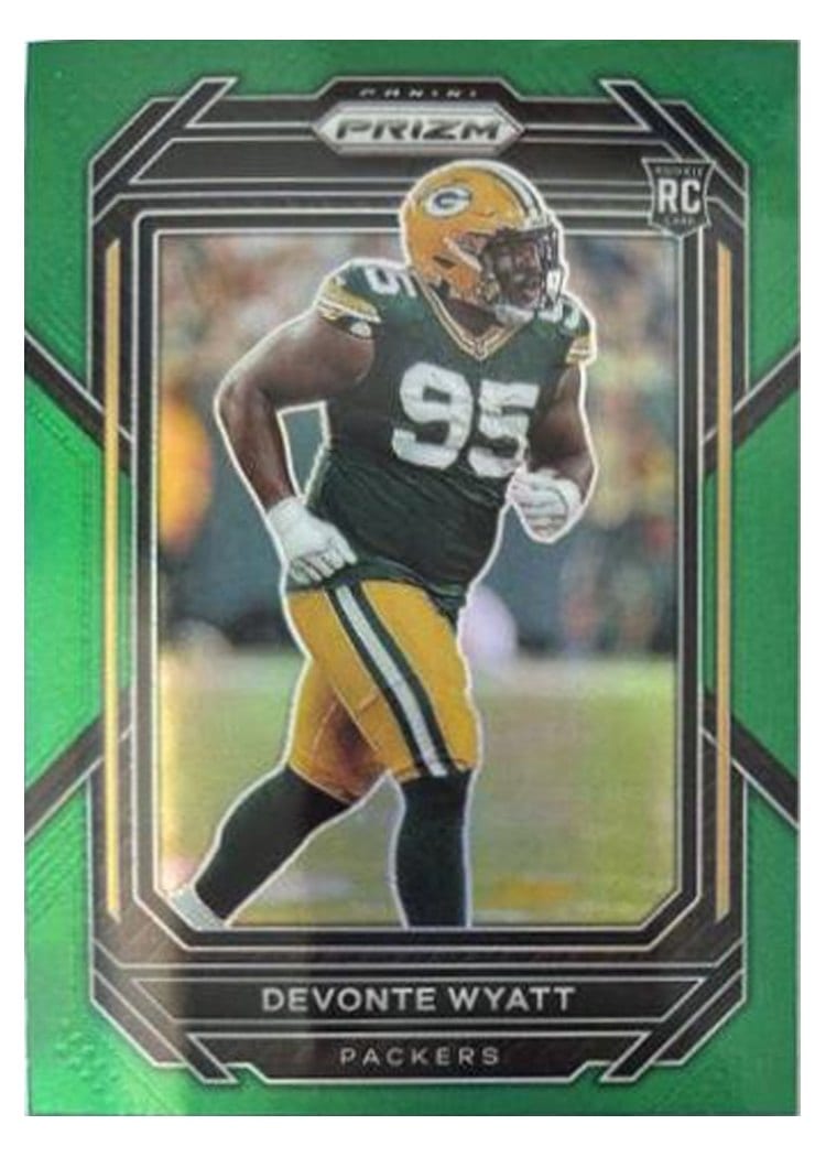 2022 Panini Prizm Base Set Devonte Wyatt Green #377 card