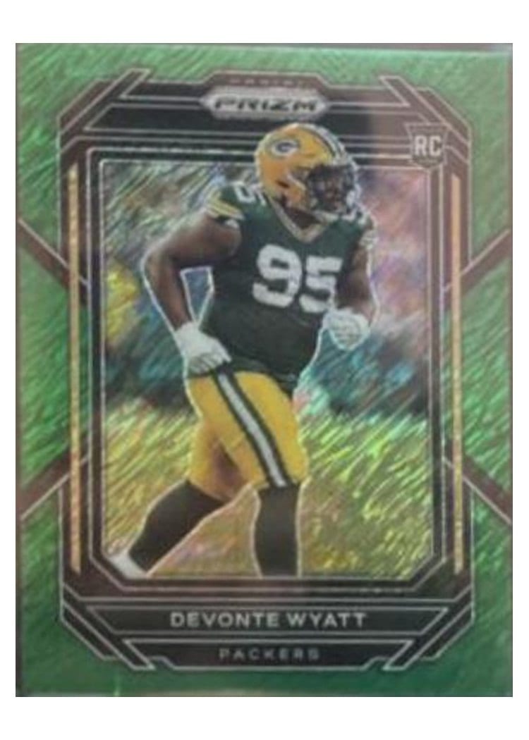 2022 Panini Prizm Base Set Devonte Wyatt Green Shimmer #377