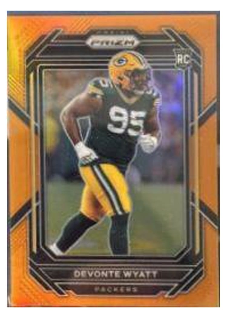 2022 Panini Prizm Base Set Devonte Wyatt Orange #377 card