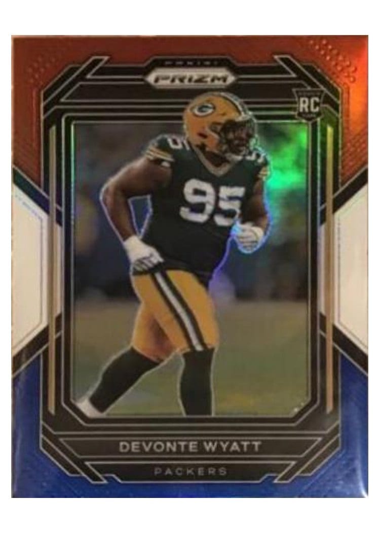 2022 Panini Prizm Base Set Devonte Wyatt Red White Blue #377 card