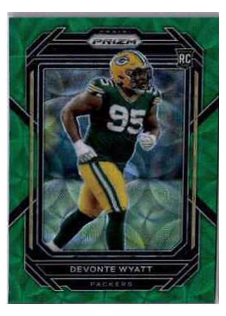 2022 Panini Prizm Base Set Devonte Wyatt Autograph Gold #377